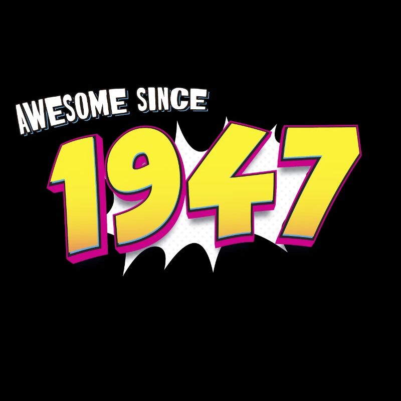 76e anniversaire rétro dans le style Pop Art Comic Book