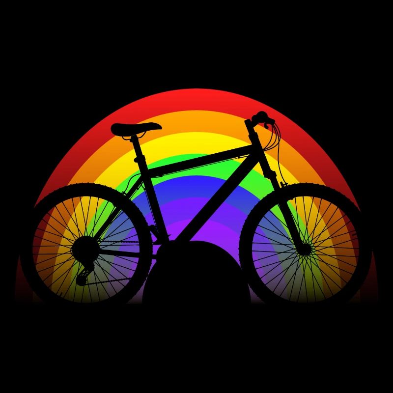 VTT vélo arc-en-ciel VTT