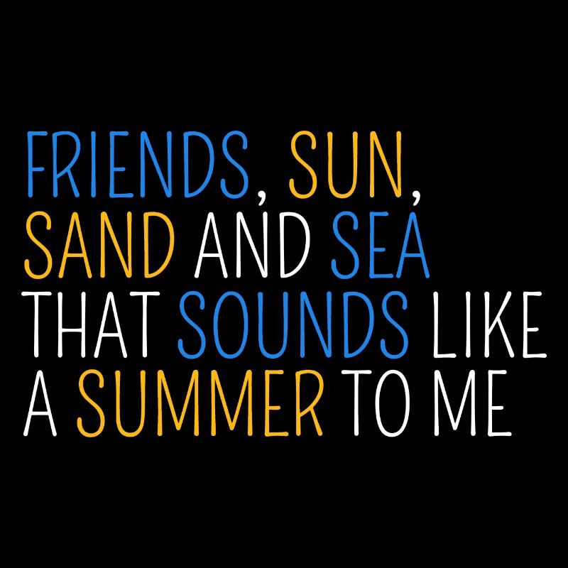 Amis, soleil, sable et mer, c’est l’été