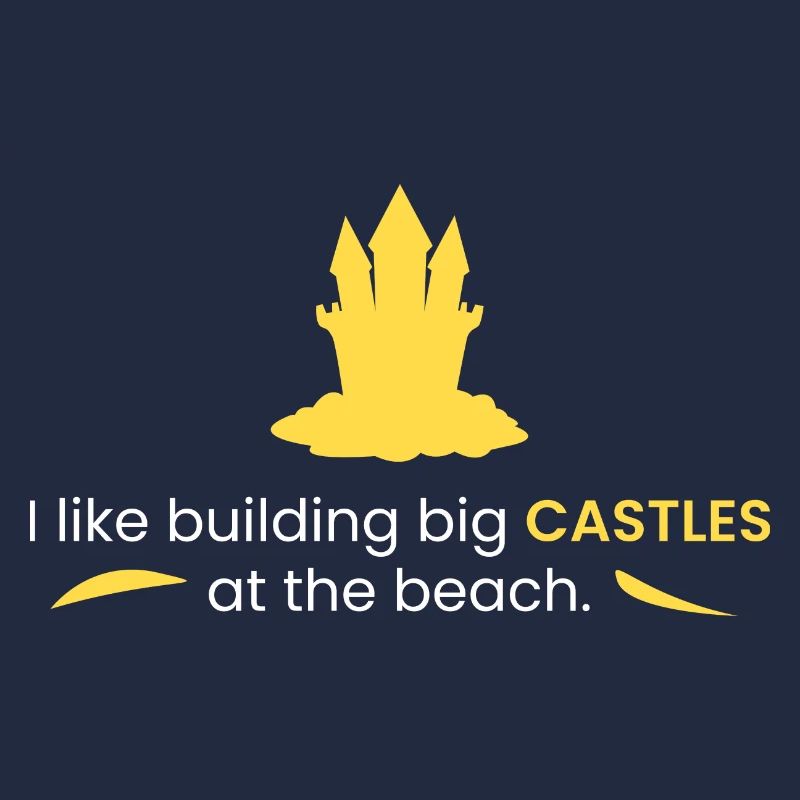 large castle on the beach