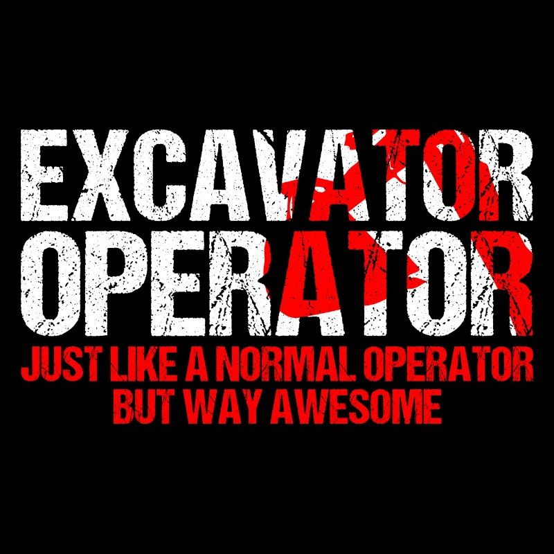 Excavator operator for excavators Sand excavators