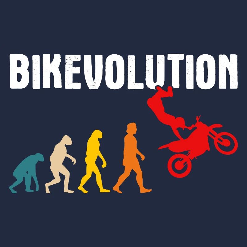 Motorcycle Evolution Vintage Shadow Biker
