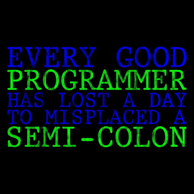Every programmer has lost a day to a semi-colon 3