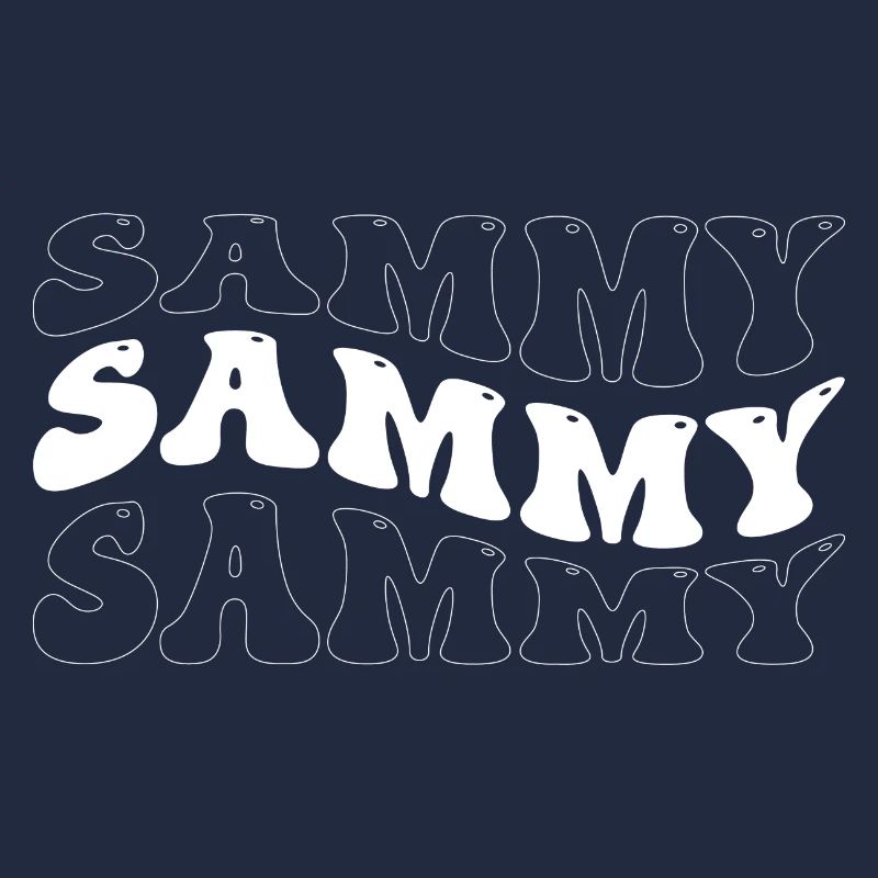 Funny Sammy Groovy 4 Men Women Cool Sammy Tie Dye