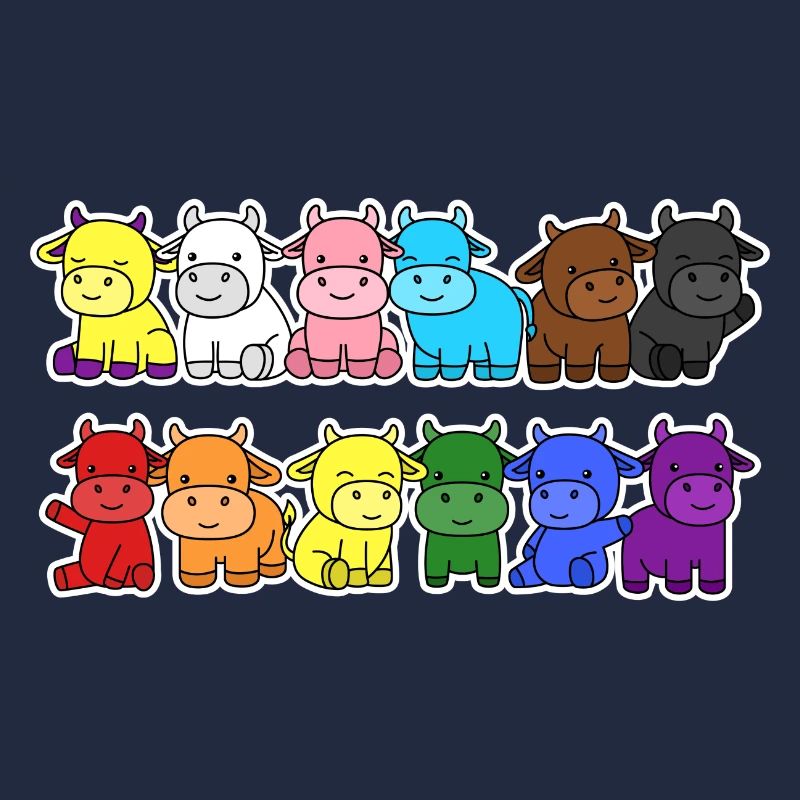 Fierté Progrès Flag Egalité des vaches