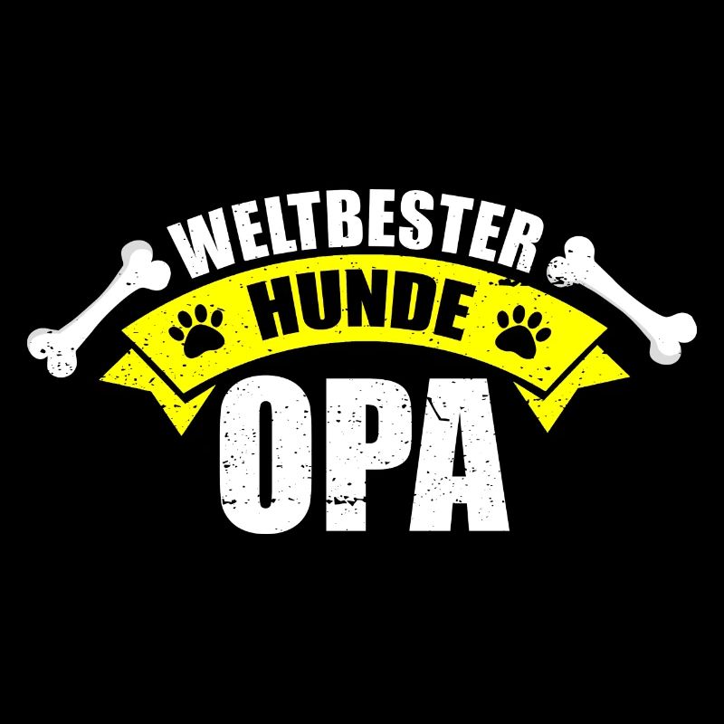 Weltbester Hunde Opa Hund Großvater Hundehalter