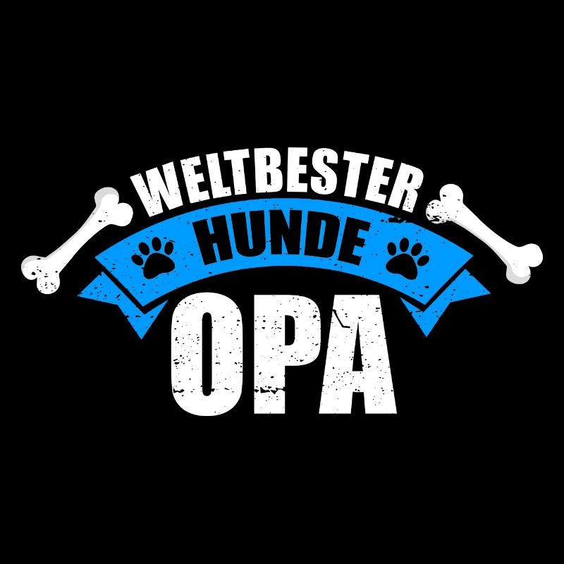 Weltbester Hunde Opa Hund Großvater Hundehalter