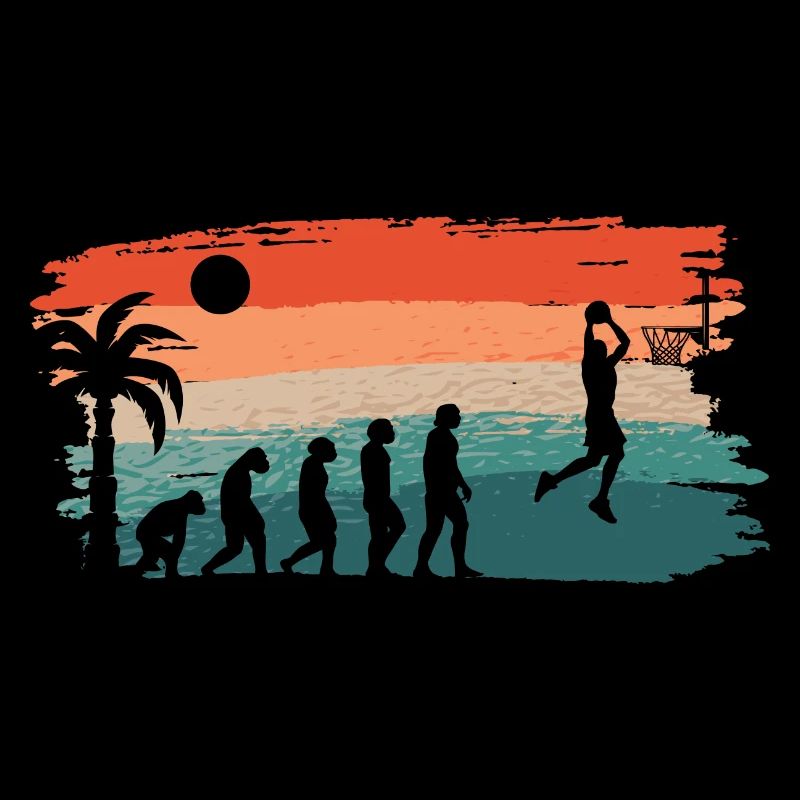 Basketball Evolution From Monkey To Men BBall