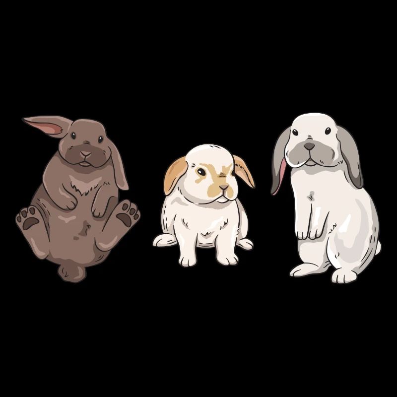 Conception de lapin mignon pour les propriétaires de lapins