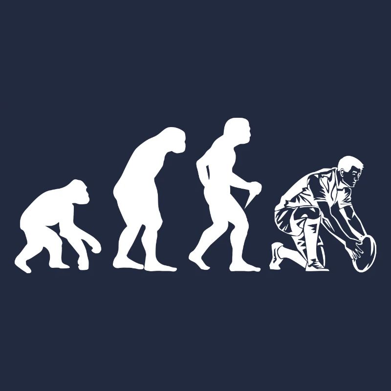 Rugby Evolution - from monkey to rugby player