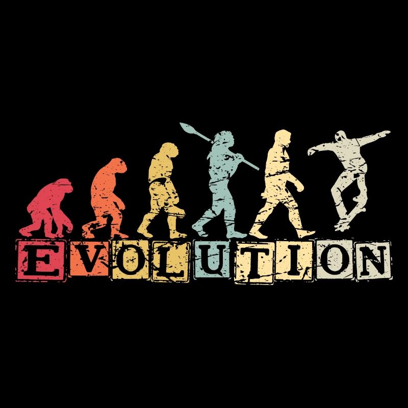 Evolution Skateboarding Skate Retro Streetwear