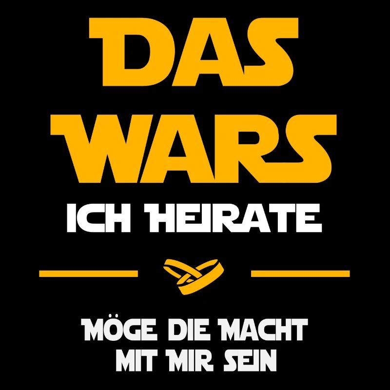 Das war's - Ich heirate - Bräutigam JGA