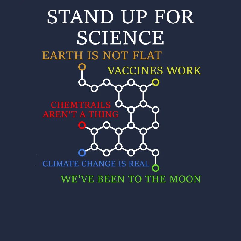 Stand up for Science Science Nerd cadeau