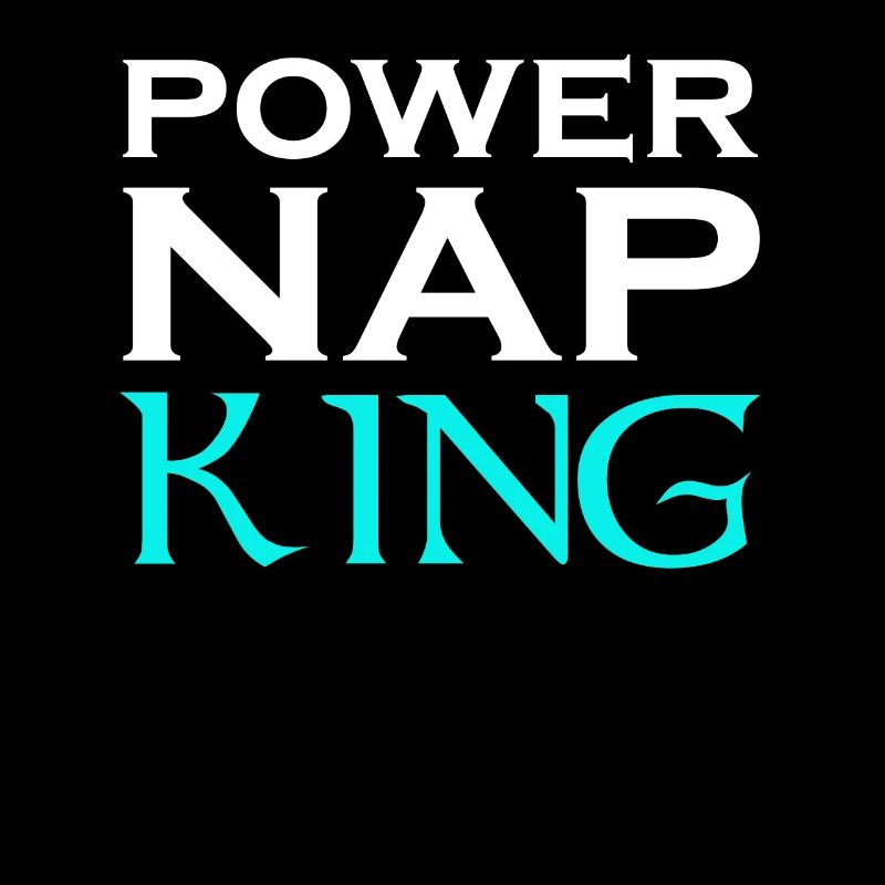Power Nap King Design Motif