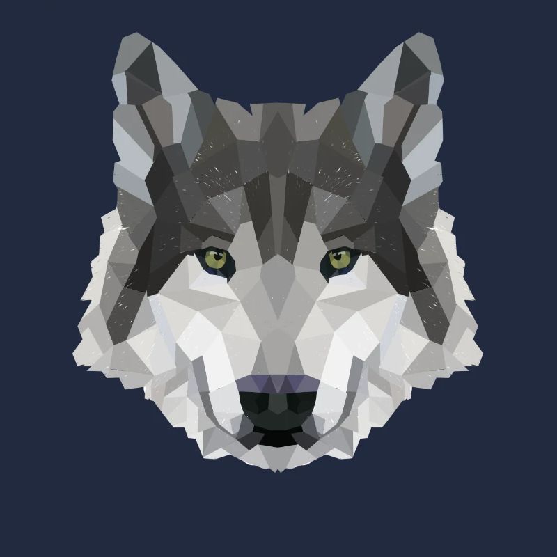 POLYGON WOLF MYTH FANTASY Husky