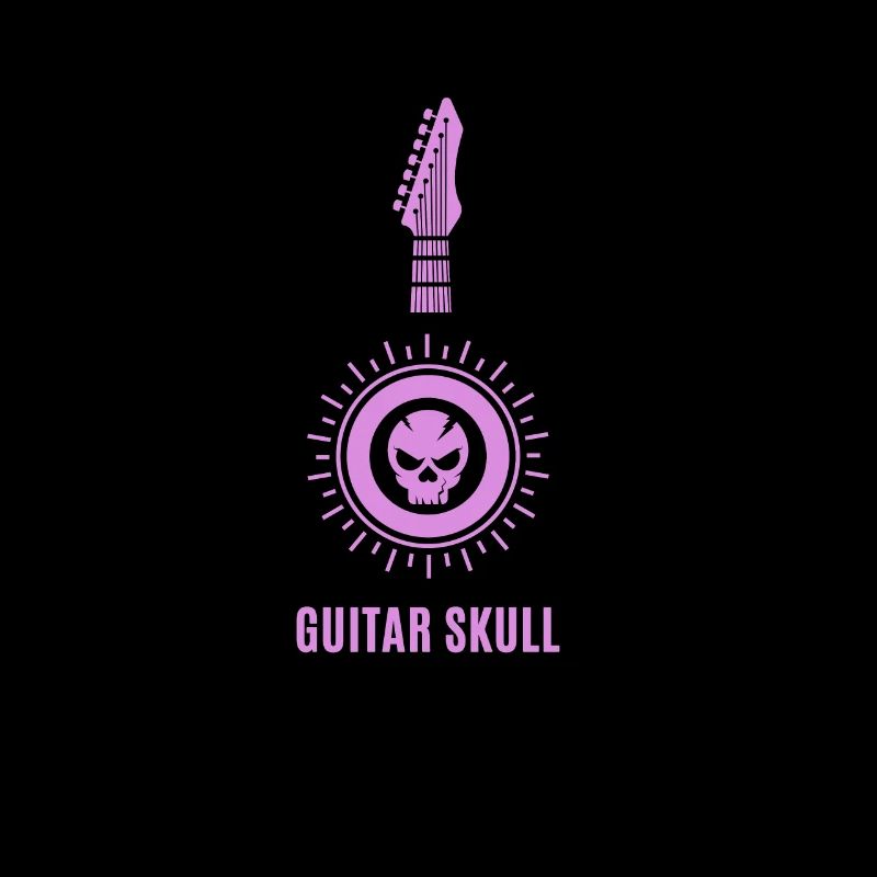 Gitarre - Guitar / Guitar Skull