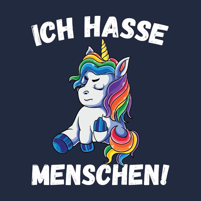 Ich Hasse Menschen Einhorn