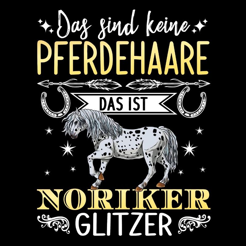 Ce ne sont pas des poils de cheval, c’est des paillettes de Noriker