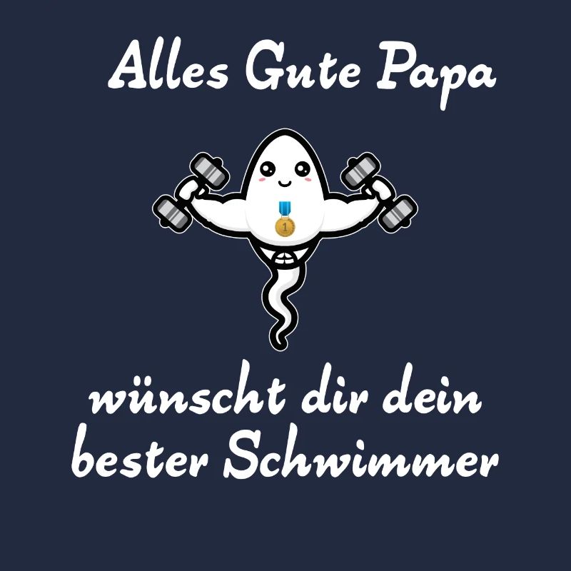 Alles Gute Papa wünscht dir dein bester Schwimmer