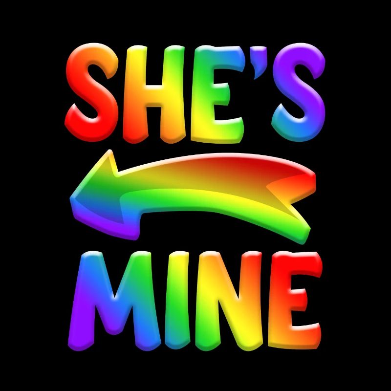 She's Mine Bi Bisexual LGBT Pride Month