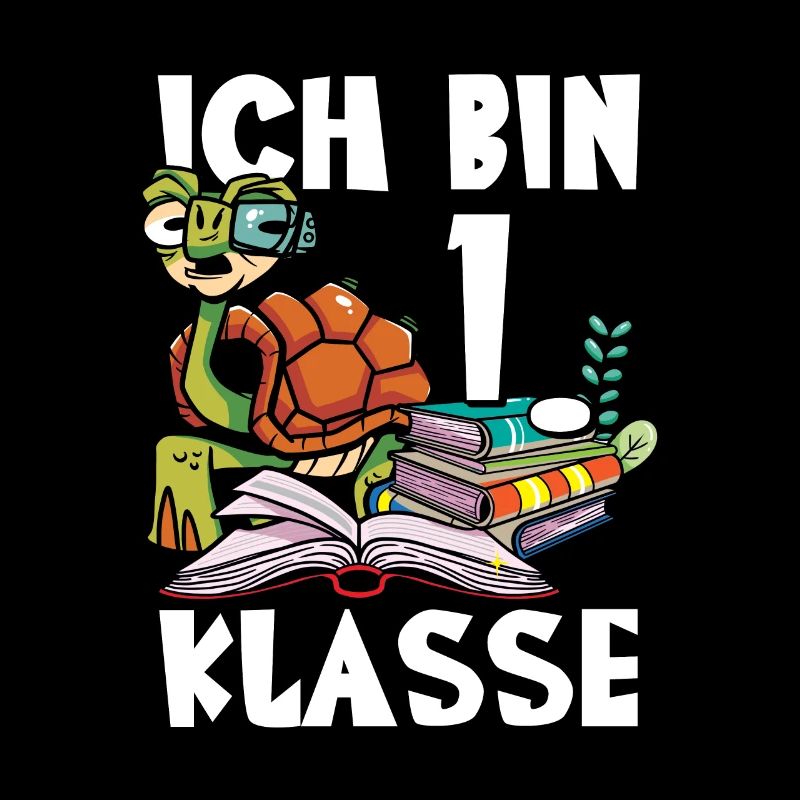 Ich bin 1. Klasse Schulkind Einschulung
