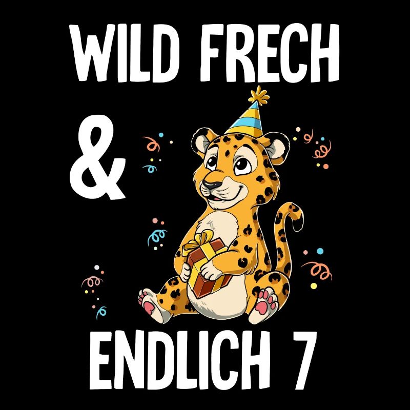 7. Geburtstag Leopard Wild Frech Und Endlich 7
