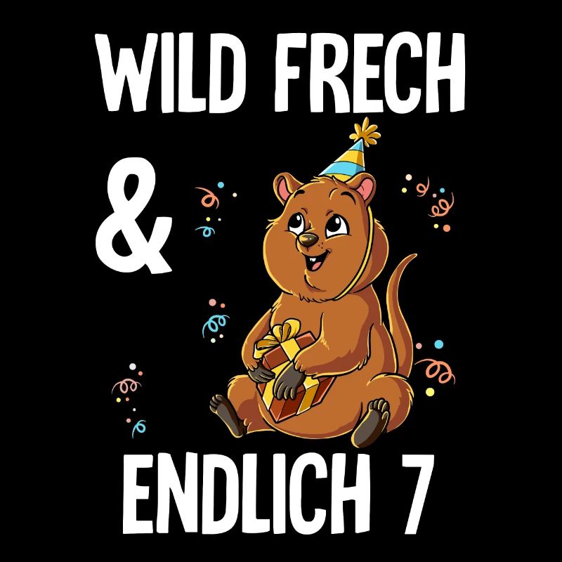 7. Geburtstag Quokka Wild Frech Und Endlich 7