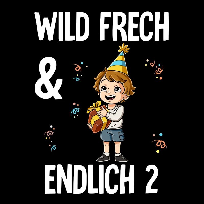 2. Geburtstag Junge Wild Frech Und Endlich 2 Jahre