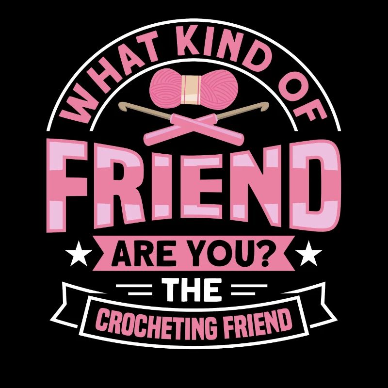 Handmade Crochet Funny Crochet Saying