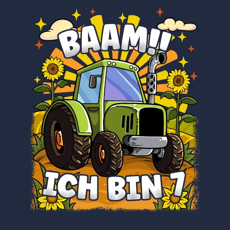 Traktor Geburtstag 7 Jahre