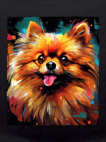Pomeranian Dog Portrait
