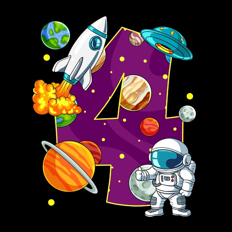 4 Anniversaire Astronaute de l’espace 4 ans