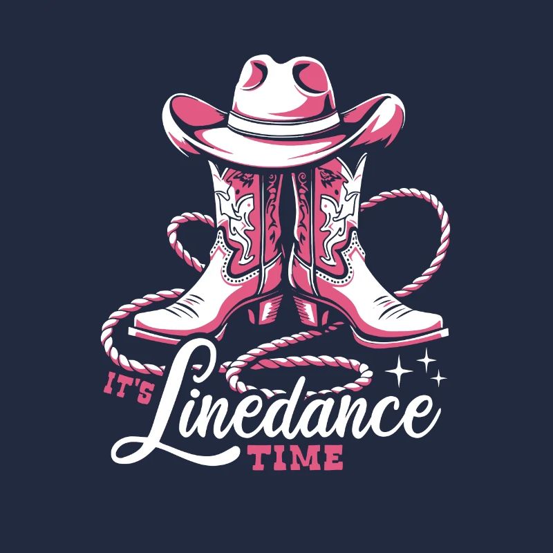 It's Linedance Time - Country Fan - Gift