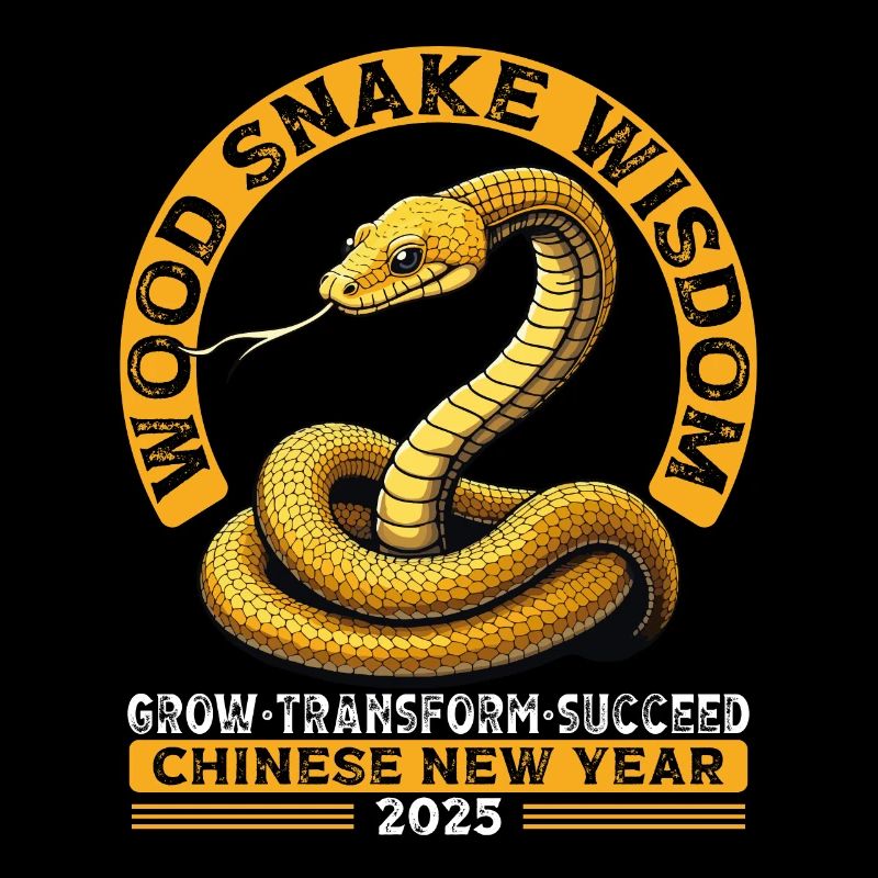 Année du Serpent de Bois Nouvel An Chinois 2025