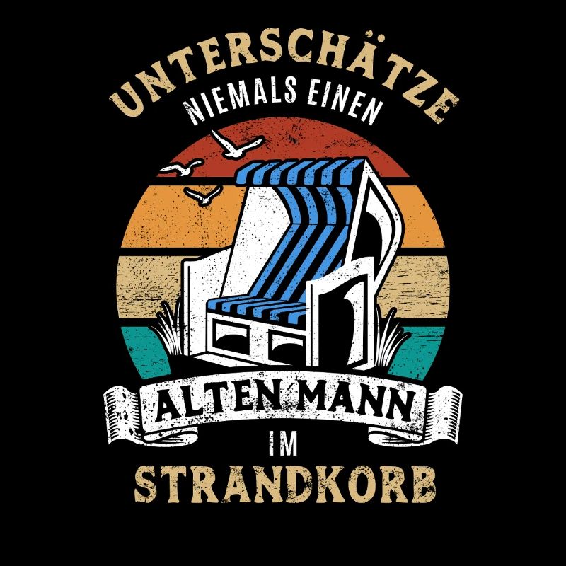 Unterschätze nie einen alten Mann im Strandkorb