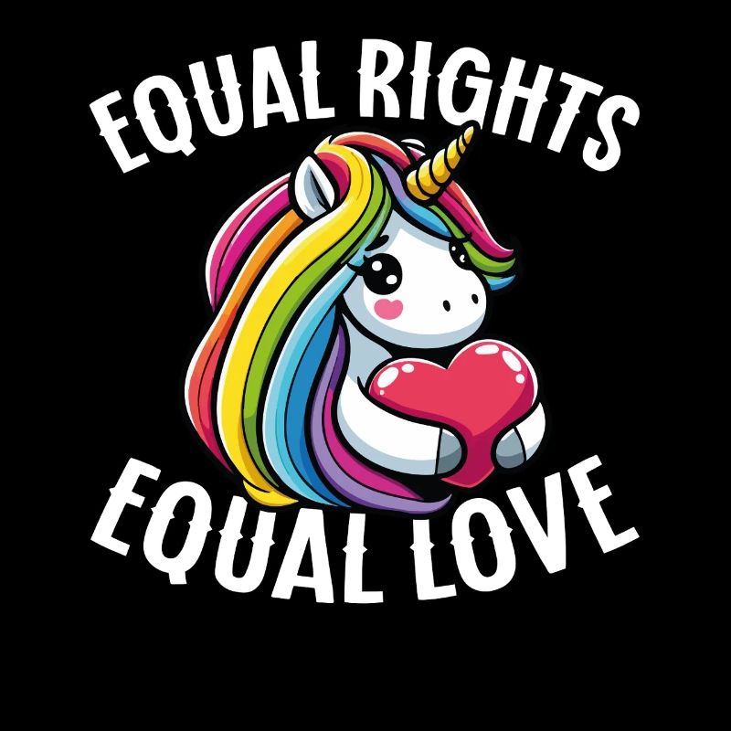 Gleiche Rechte Gleiche Liebe Regenbogen Einhorn