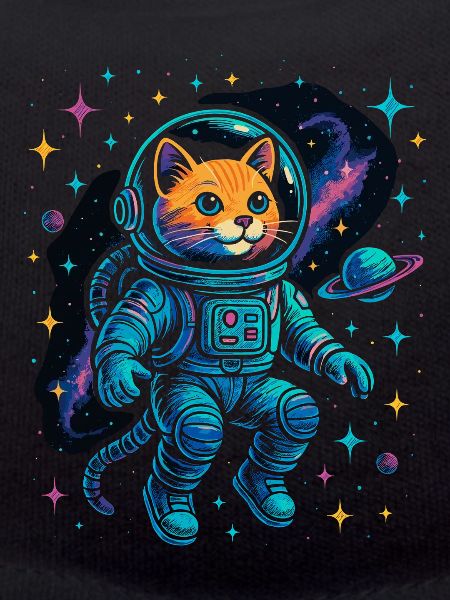 Chat de l’espace - Chat astronaute