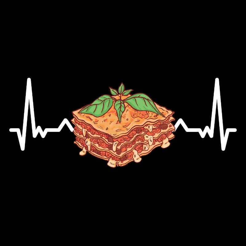 Lasagne Tshirt lustiger Spruch