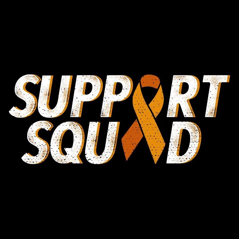 Support squad amber ribbon appendix cancer