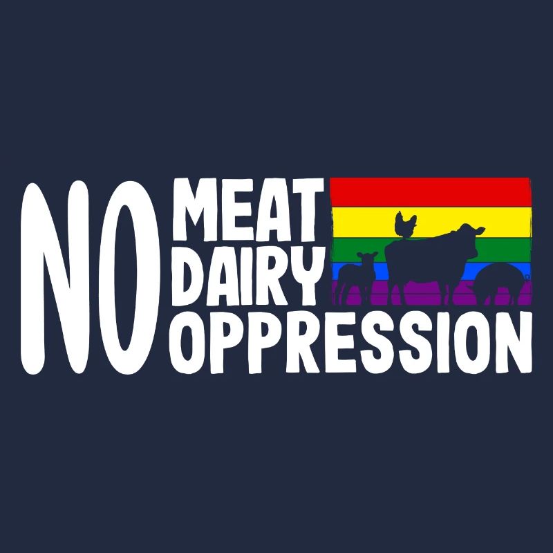 Pas de viande, pas de produits laitiers, pas d’oppression