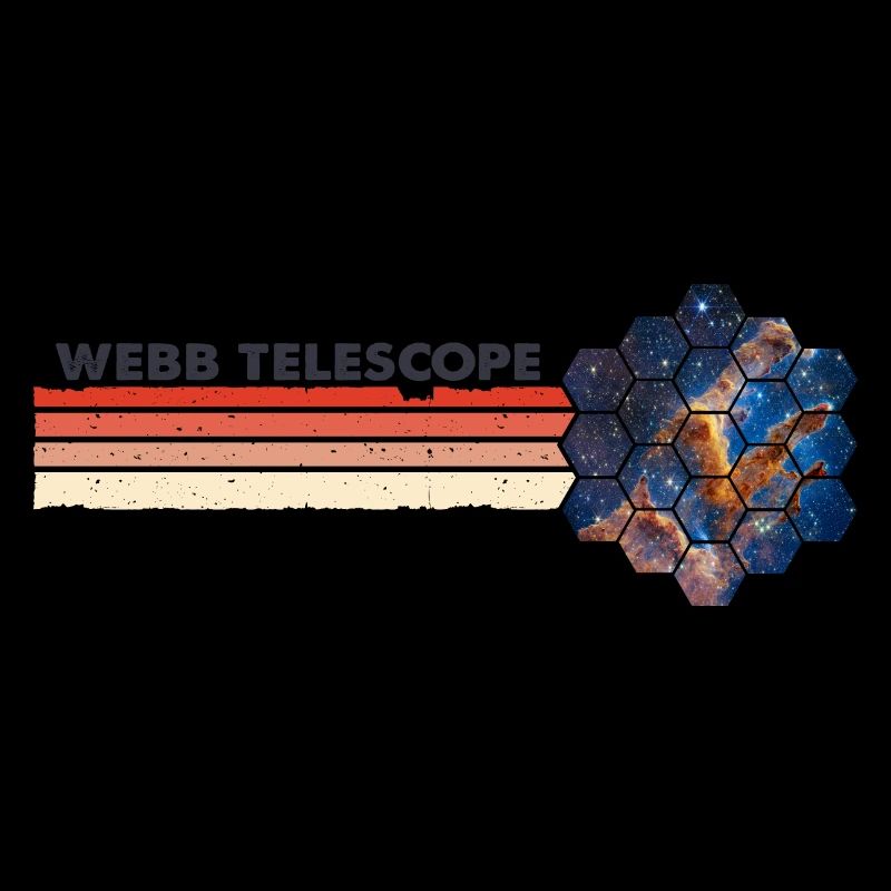 Webb Telescope w. Pillars of Creation JWST