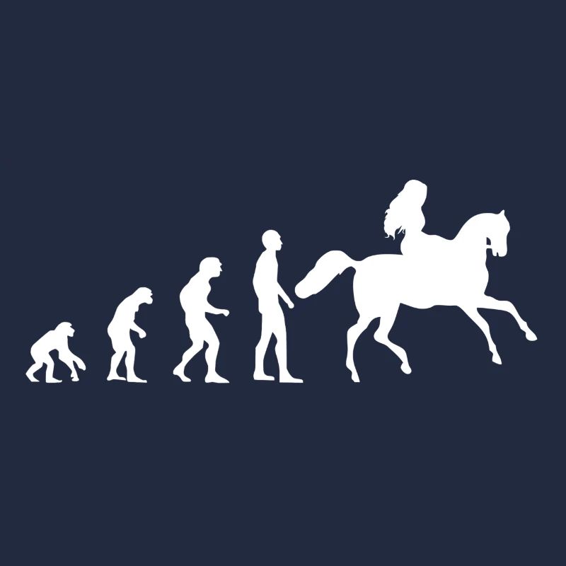 Evolution - Reiter - Reiten - Pferd - Geschenkidee