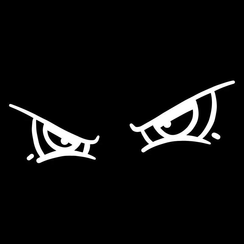 Grimmige Vector Monster Augen