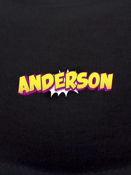 Anderson Benutzerdefinierter Name Comic-Stil Pop-Art,
