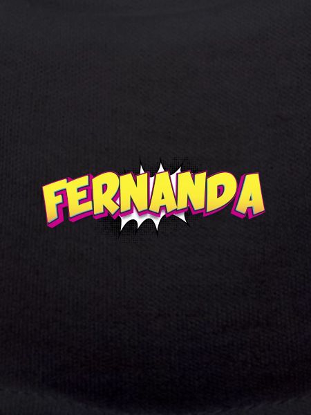 Fernanda benutzerdefinierter Name Comic-Stil Pop-Art,