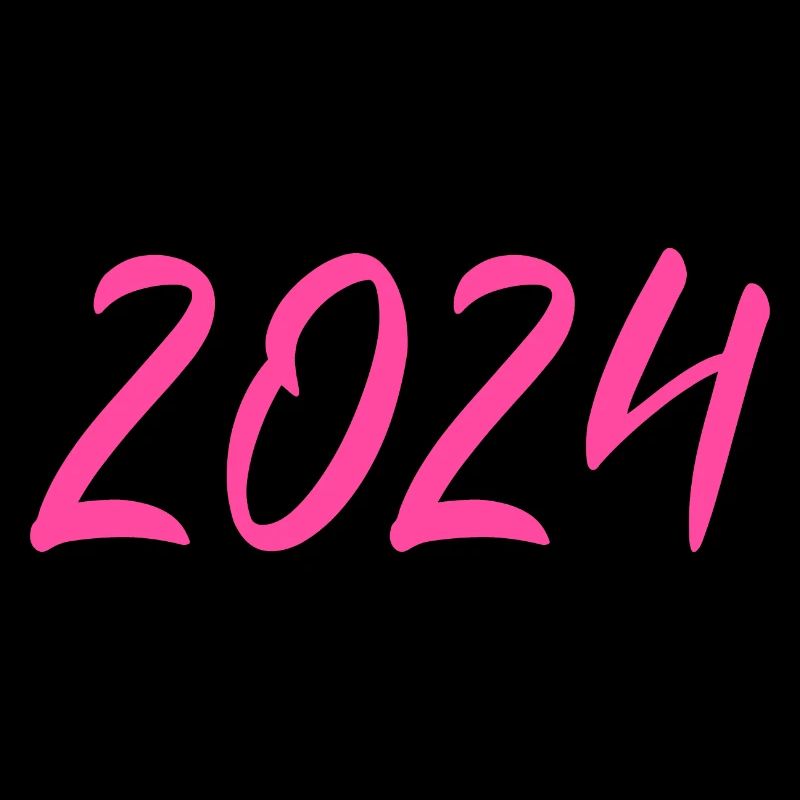 2024 Réveillon du Nouvel An rose rose