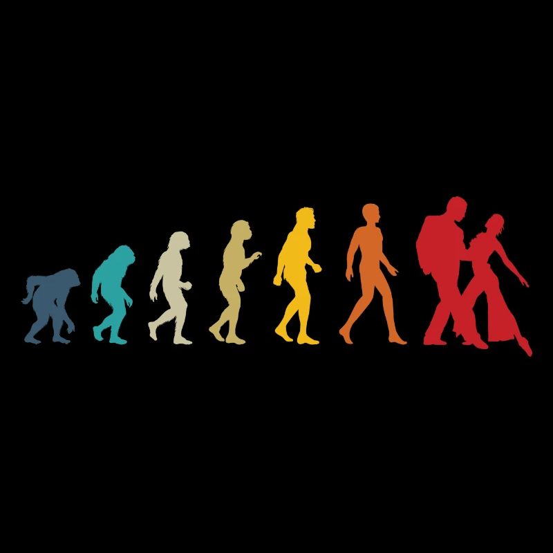 Salsa Evolution retro Salsa Tänzerin Geschenk