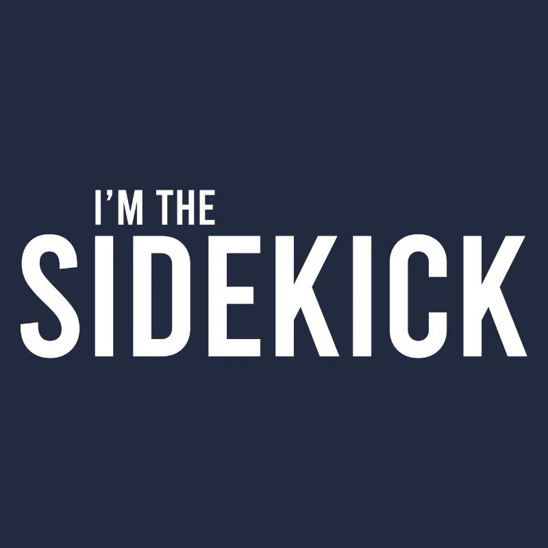 Ich bin der Sidekick Superheld Matching Kostüm Com