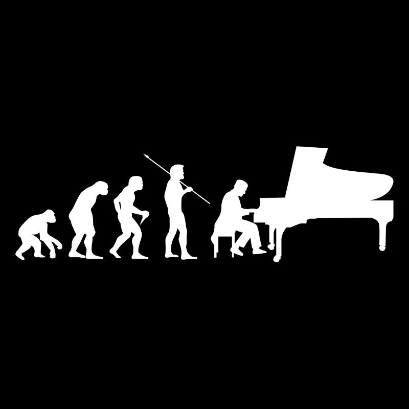 Pianist Evolution lustig