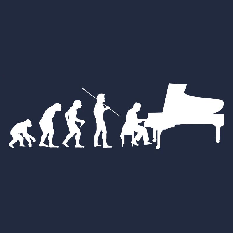 Pianist Evolution lustig